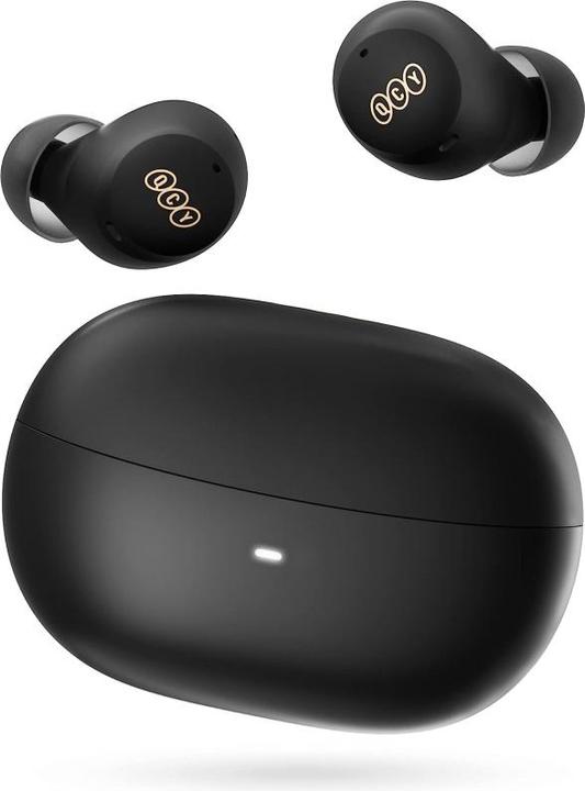 Actual product image QCY Wireless Earphones TWS HT07 ANC (black) (ANC, 32 h, Wireless)