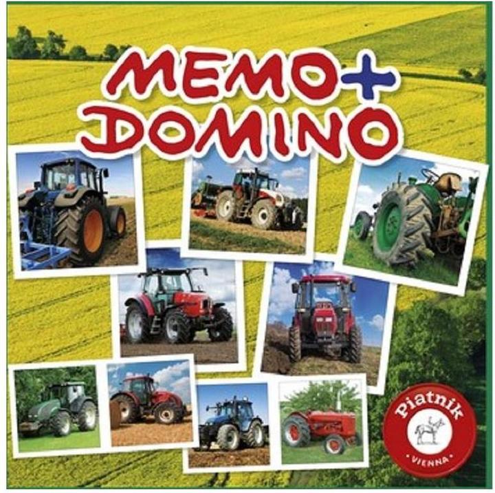 Image du produit Piatnik Memo & Domino Tracteurs (Allemand, Français, Italien, Anglais)