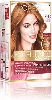 Actual product image L'Oréal Paris L'Oreal Paris Excellence Cream coloring 7.43 copper blonde golden - 0258898 (7.43 Blond Miedziano-Złocisty)