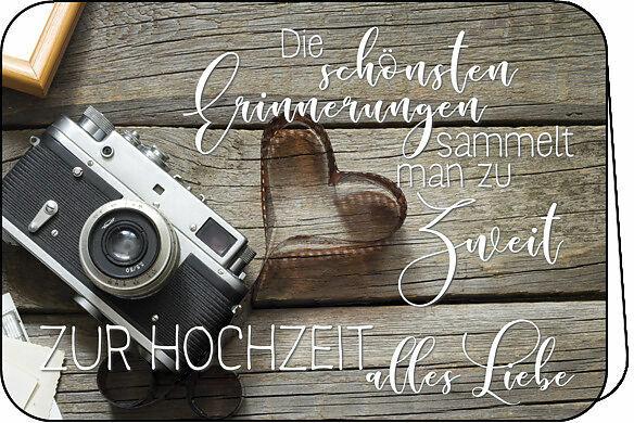 Immagine prodotto Edition Gollong Doppelkarte. Zur Hochzeit (Kamera)