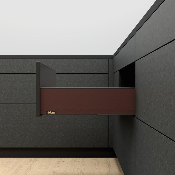 Blum LEGRABOX special edition Dekorelement Höhe K, NL 600 mm, Noble Rust