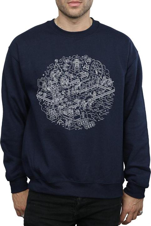 Produktbild Star Wars Christmas Death Star Sweatshirt (XXL)