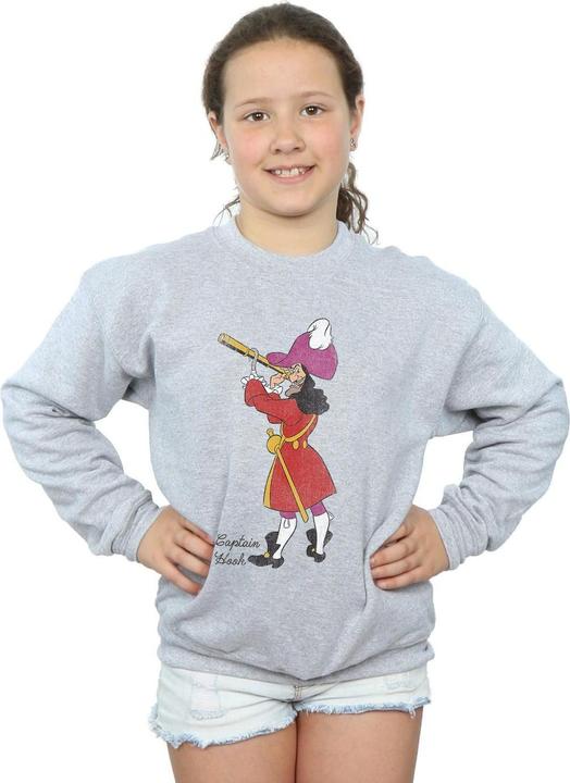 Produktbild Disney Peter Pan Classic Captain Hook Sweatshirt Mädchen (140, 146)