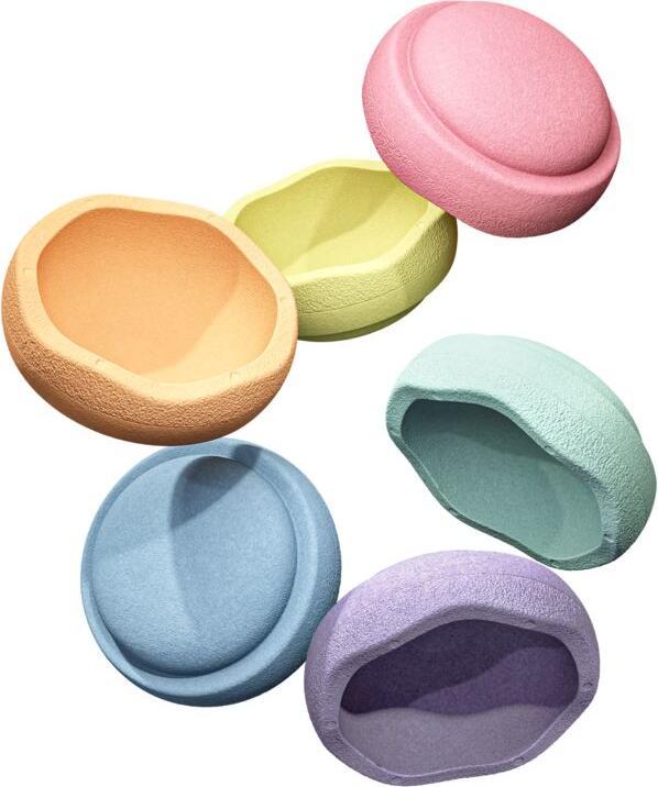 Produktbild Stapelstein ® MINI Rainbow Pastel 6 (6 Stk.)