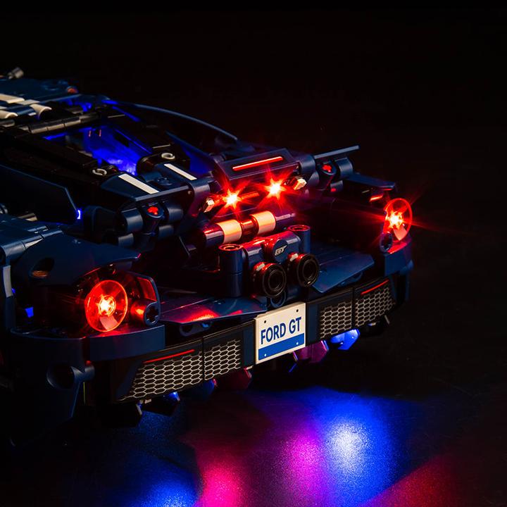 Produktbild BrickBling LED Licht Set für LEGO Ford GT 2022 (42154) inkl. Fernbedienung