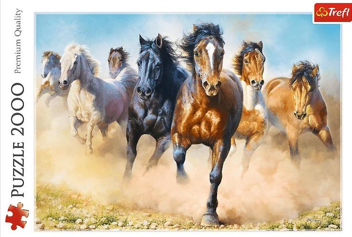 Produktbild Trefl Puzzle Wilde Pferde 2000 Teile (2000 Teile)