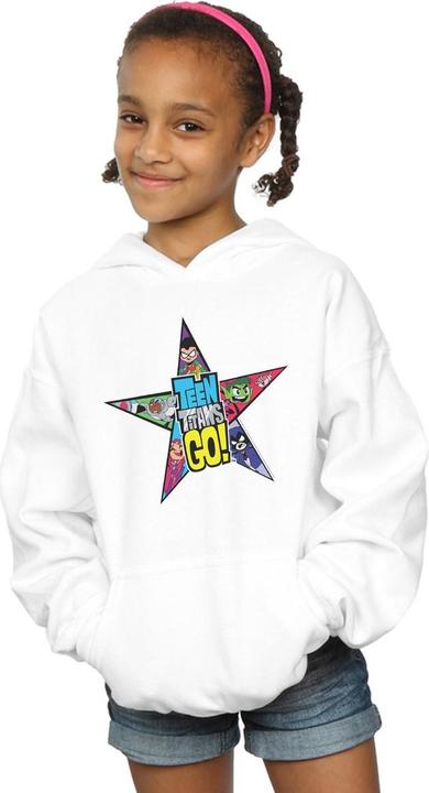 Produktbild Teen Titans Go Star Logo Kapuzenpullover Mädchen (140, 146)