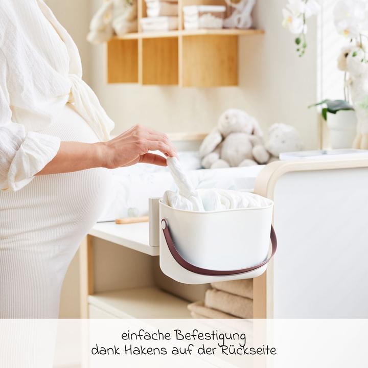 Immagine prodotto Rotho Babydesign Wickeltisch-Organizer YUMA Mistletoe White
