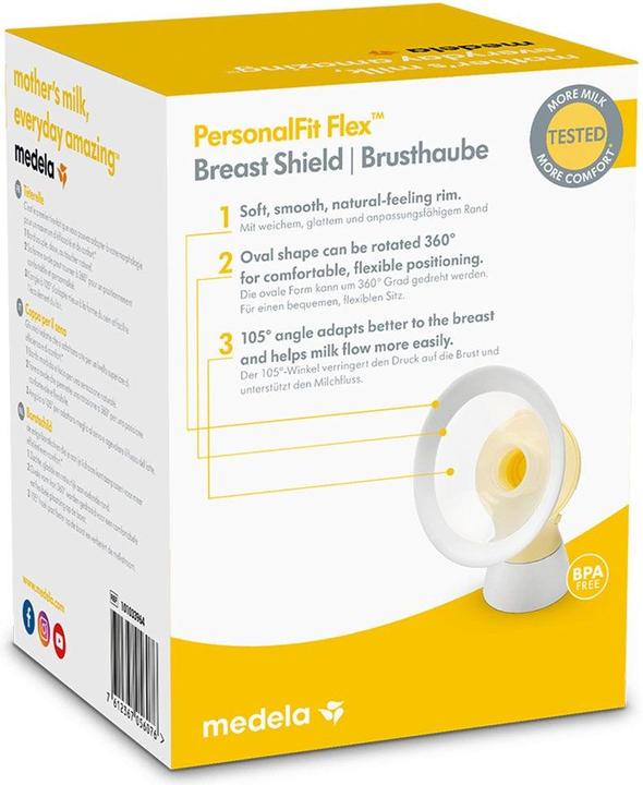Produktbild Medela PersonalFit Flex, 2 Brusthauben Grösse S (21mm)