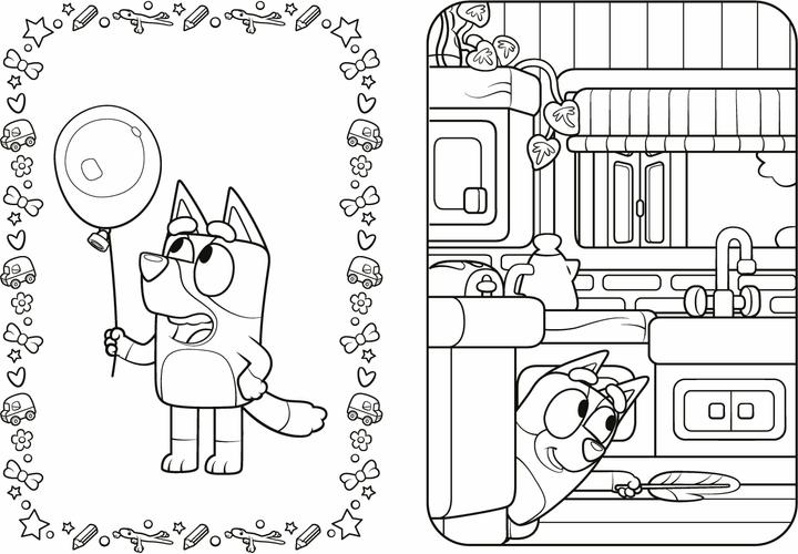 Image du produit BLUEY - Jeu et divertissement - Un livre de coloriage