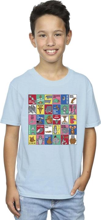 Immagine prodotto Tom & Jerry Grid Squares Maglietta Ragazzi (104)