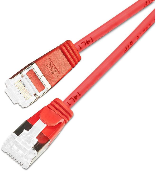 Immagine prodotto SLIM Cavo Slimpatch RJ-45, Cat 6A, U/FTP, 3 m, rosso, confezione da 36 pezzi (U/FTP, CAT6a, 3 m)