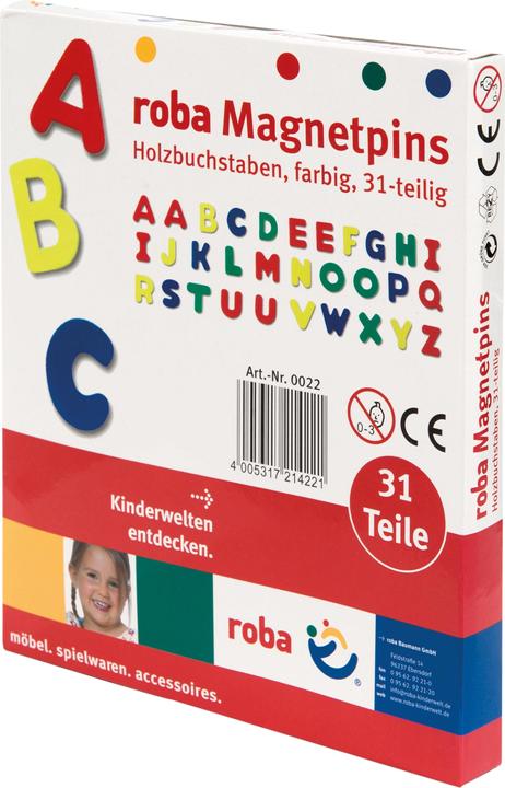 Produktbild Roba Holzmagnetbuchstaben (31 x)