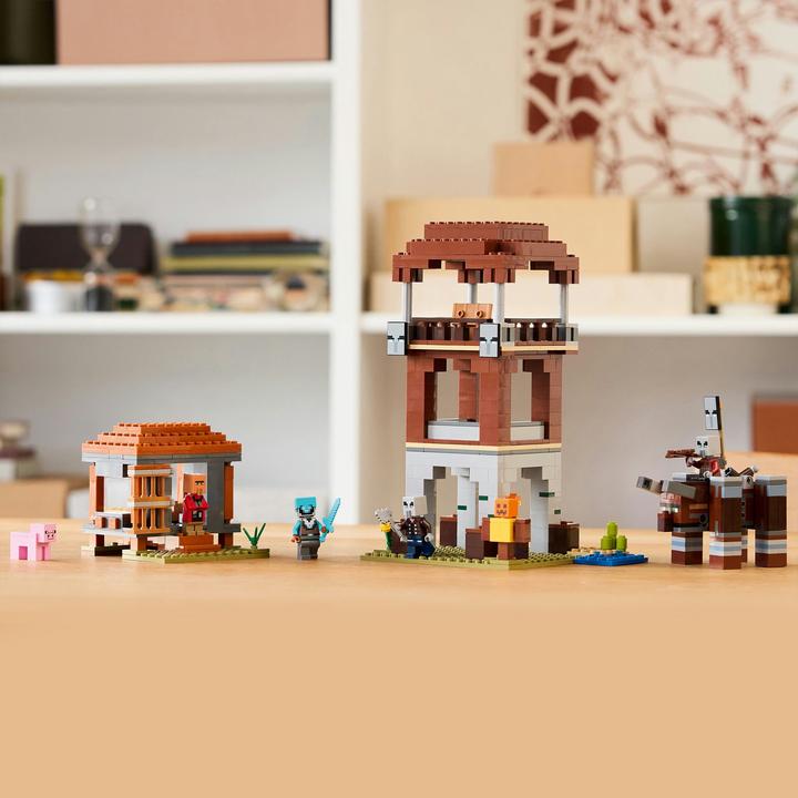 Produktbild LEGO Ein Verwüster am Plünderer-Aussenposten (21278, LEGO Minecraft)