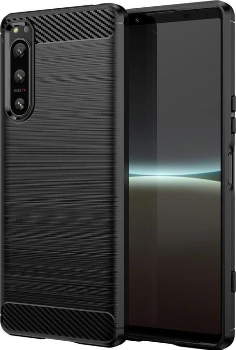 Immagine prodotto Screenguard Sony Xperia 5 IV Cover Carbon Brushed Soft TPU (Sony Xperia 5 IV)