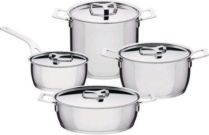 Produktbild Alessi Pots Pans (14 cm, Kochtopf, Aluminium, Edelstahl)