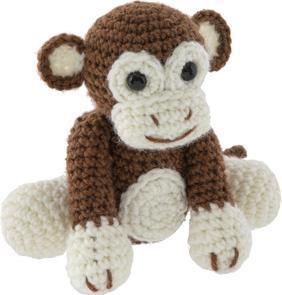 Produktbild Legind Craft ID - Crochet kit Monkey, 15x9x13,5 cm - (K-CR1704/GE)