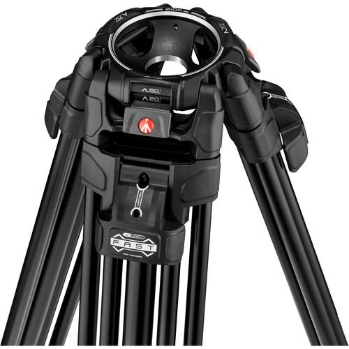 Productafbeelding Manfrotto 612 & Alu Fast Twin MS (Metaal)