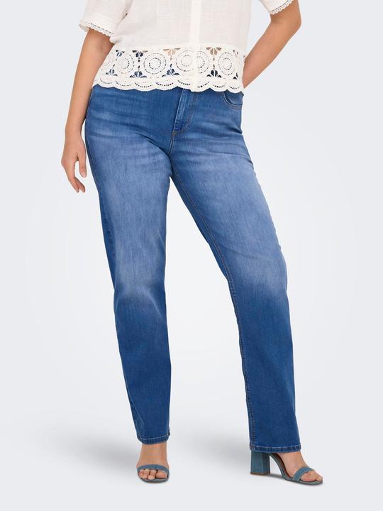 Image du produit Only CARWILLY Hohe Taille Gerade geschnitten Jeans Straight-Fit jeans (46)