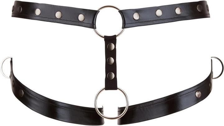 Actual product image Svenjoyment Hip belt with cock ring (M, L)