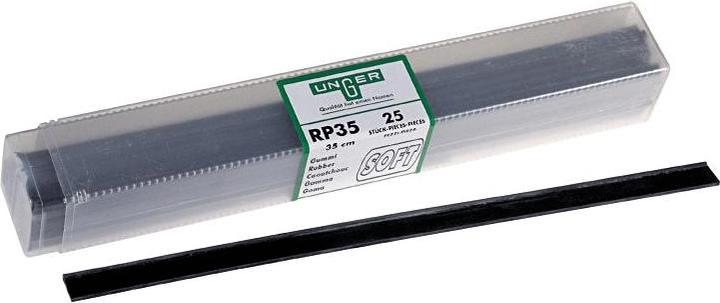 Actual product image Unger RP35H Window wiper squeegee rubber 25 pieces hard 35 cm squeegee rubber for streak-free wiping