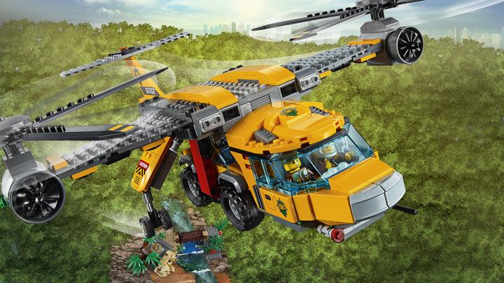 Image du produit LEGO Hélicoptère Jungle Air Drop (60162, LEGO City)