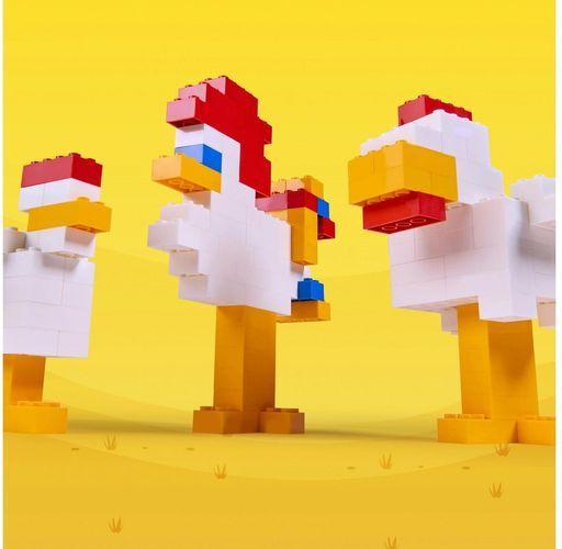 Actual product image Androni Blox 100 red 8 bricks in box