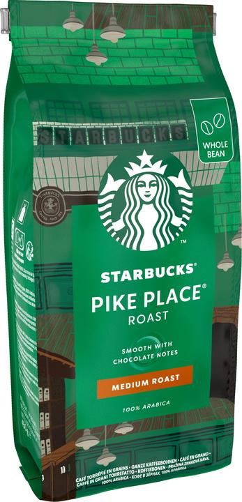 Starbucks Pike Place Roast Medium Roast Café en grains torréfié (450 g, Torréfaction moyenne)