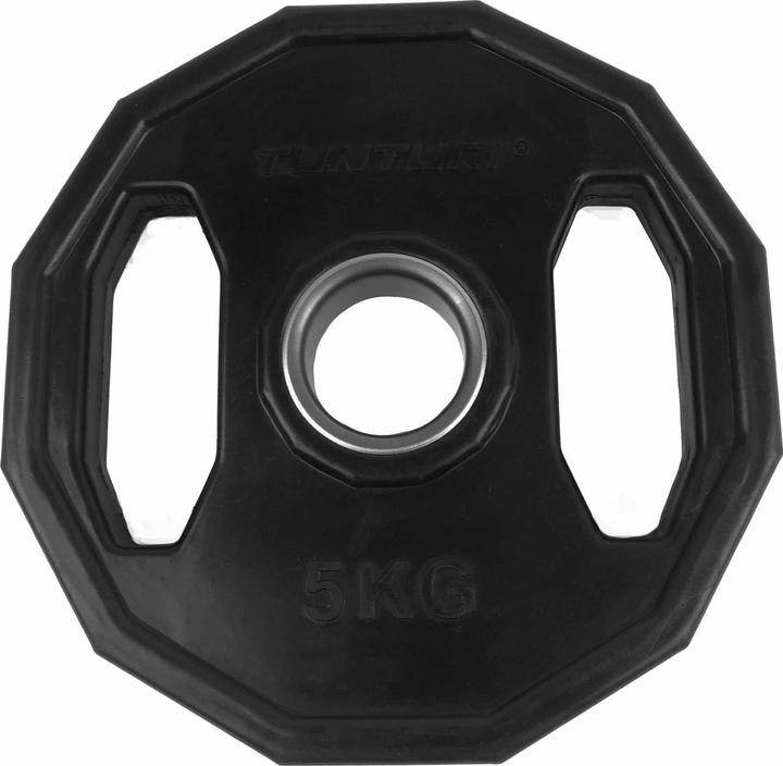 Produktbild Tunturi Gummierte 5 kg Hantelscheibe 50 mm (1 x 5 kg)