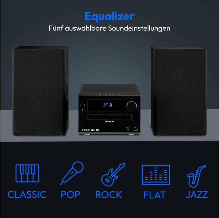 Produktbild Medion Life E64482 (Bluetooth, CD Player, 2x 15 W)