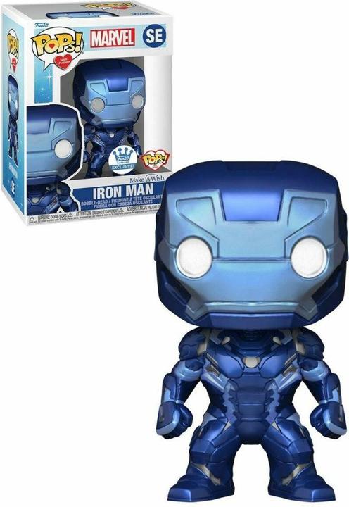 Image du produit Funko POP! Marvel Make-A-Wish Iron Man Métallique