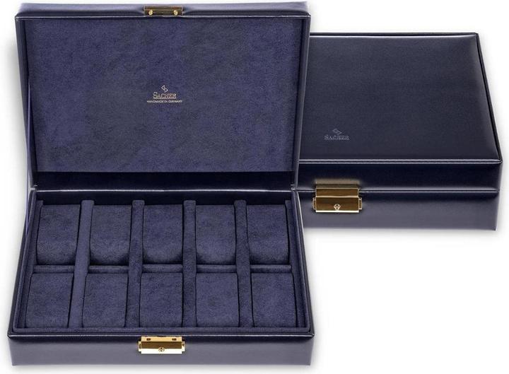 Produktbild Sacher 2018.301.014023 - Uhrenetui für 10 Uhren acuro navy (Leder)