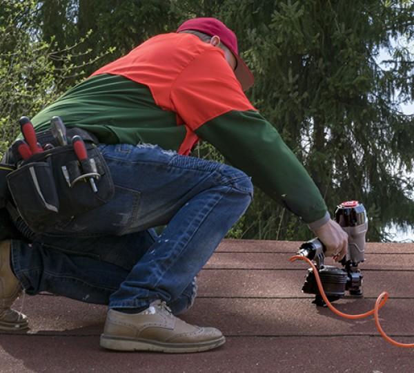 Actual product image IHP Mauk Pneumatic Coil Nailer Roofing felt Multi Professional nailer Nailpis