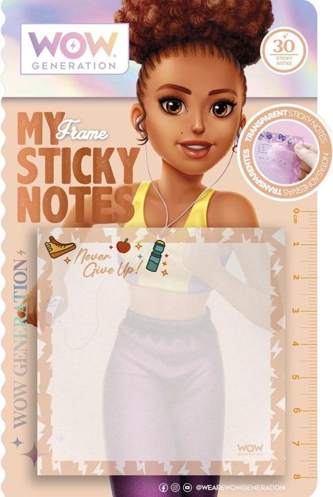Actual product image Magni WOW GENERATION sticky notes transparent