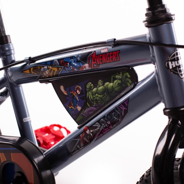 Actual product image ‎Huffy Huffy Avengers 14 Inch Bike, Grey/Black (14")
