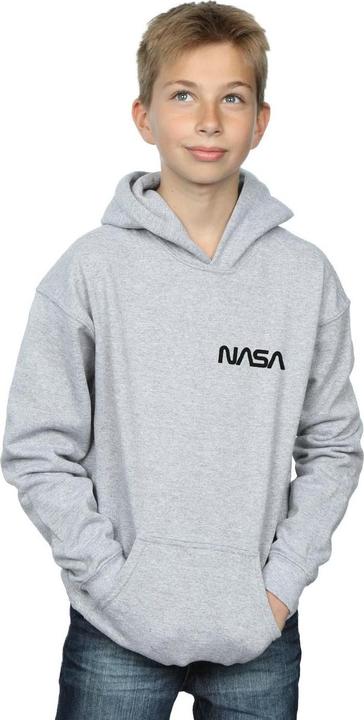 Immagine prodotto Nasa Modern Logo Chest Felpa con Cappuccio Ragazzi (116)