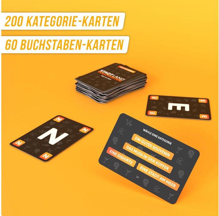 Produktbild Denkriesen - STADT LAND VOLLPFOSTEN® - Das Kartenspiel – URLAUB EDITION - "Meer im Kopf." (Deutsch)