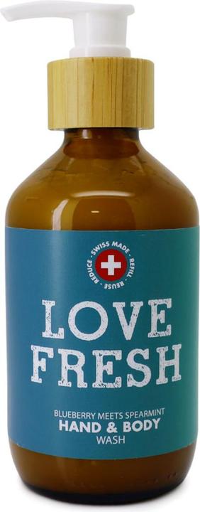 Image du produit Schnarwiler LOVE FRESH Nettoyant pour les mains et le corps la myrtille rencontre la menthe verte (250 ml)