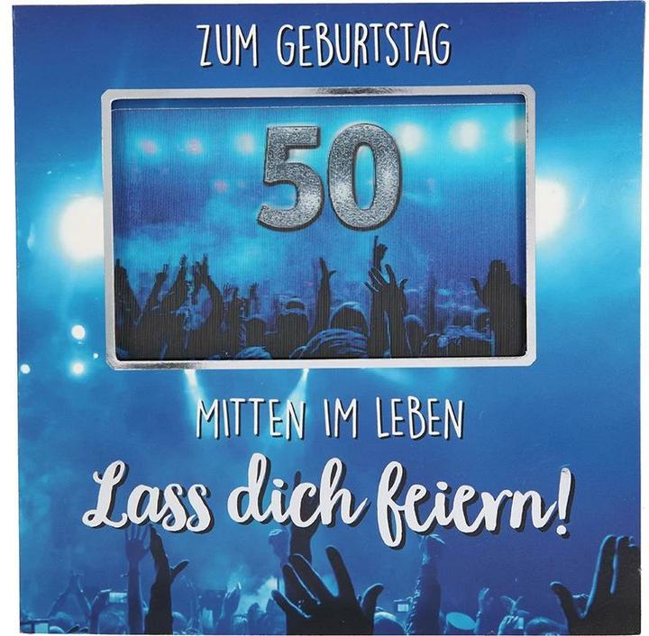 Immagine prodotto Depesche Scheda musicale con luce 50 Nel mezzo della vita! (1 pz.)