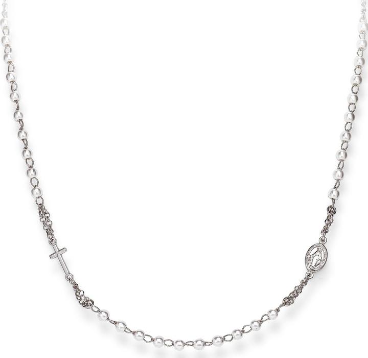 Produktbild Amen Original silver necklace with Rosary CROBB3 pearls (L) (925er Silber, 50 cm)