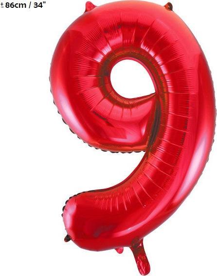 Actual product image Unique Foil Balloon Number "9