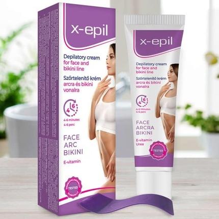 Image du produit X-epil Hair Removal Cream Made in Europe for Face and Bikini