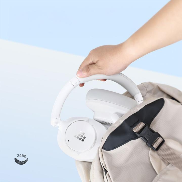 Immagine prodotto Tronsmart Sounfii Q20 ANC On-Ear Bluetooth 5.3 Wireless Headphones - White (ANC, 60 h, Cablato, Senza fili)
