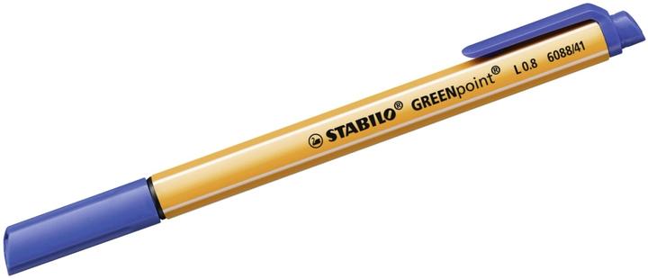 Produktbild STABILO GREENpoint umweltfreundlicher Filzschreiber (Blau, 1 x)