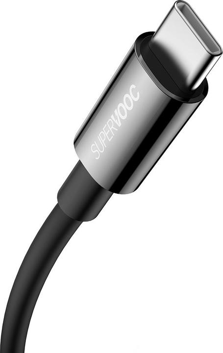 Actual product image Baseus Superior Series (SUPERVOOC) Fast Charging Data Cable USB to Type-C 65W 2m Black (2 m)