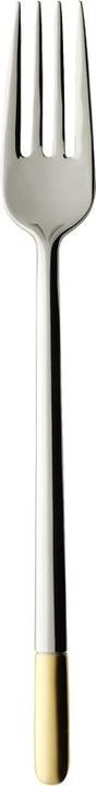 Actual product image Villeroy & Boch Dessert/Aperitif Fork Ella Partially Gold-plated (1 Piece, Pitchfork)