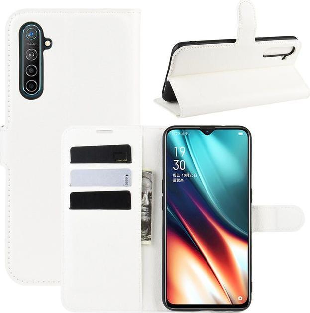 Produktbild MU Classic Litchi Leder Bookcover Series (Realme XT, Realme X2)