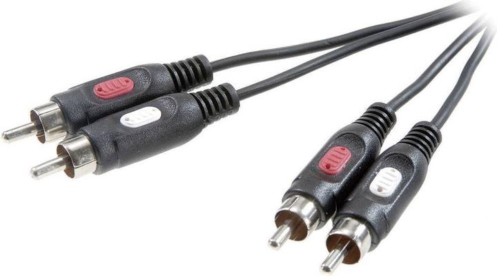SpeaKa Professional Speaka audio cable 2x Cinch 1.5 m (1.50 m, Cinch)
