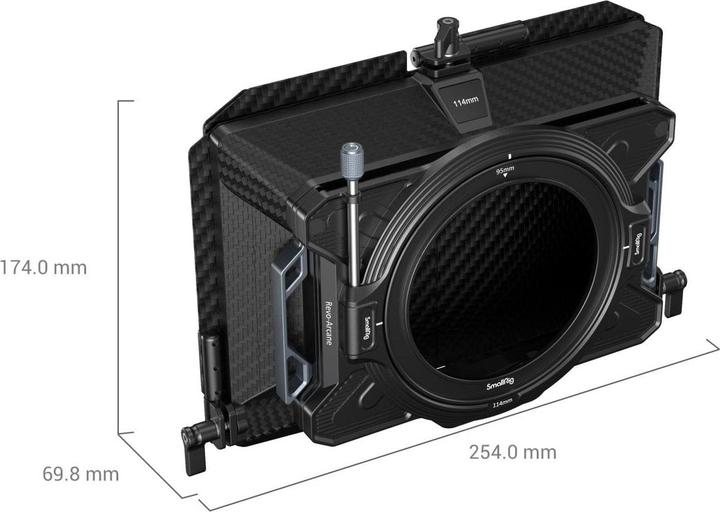 Actual product image SmallRig Lightweight Multifunctional Matte Box (ø114mm) Basic Kit (Mat Box)