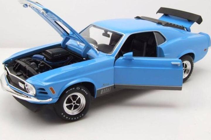 Image du produit Maisto Ford Mustang Mach 1 1970 1/18 bleue